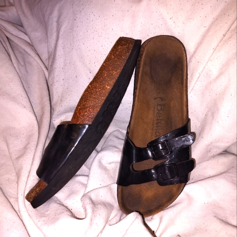 Birkenstock Betulla Black Patent sz 38N